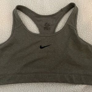 Gray Nike sports bra size xl